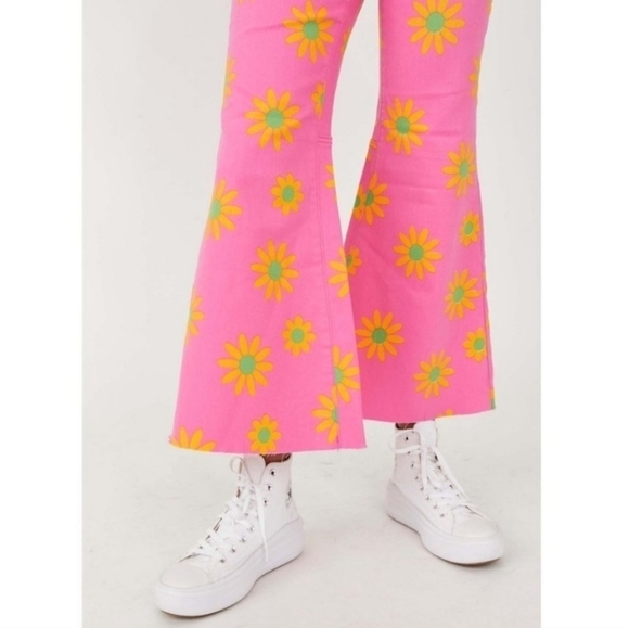 FREE PEOPLE YOUTHQUAKE PRINTED CROPS IN LIPSTICK COMBO•31 - Picture 6 of 9